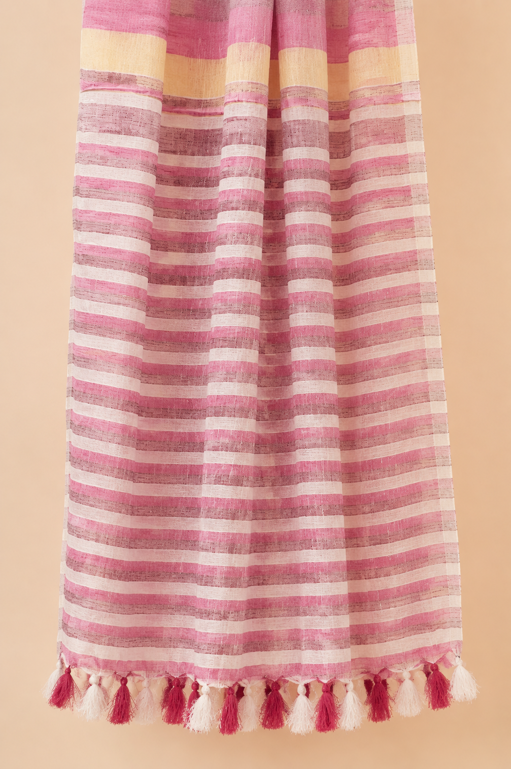 Pink Brown Yellow Stripe