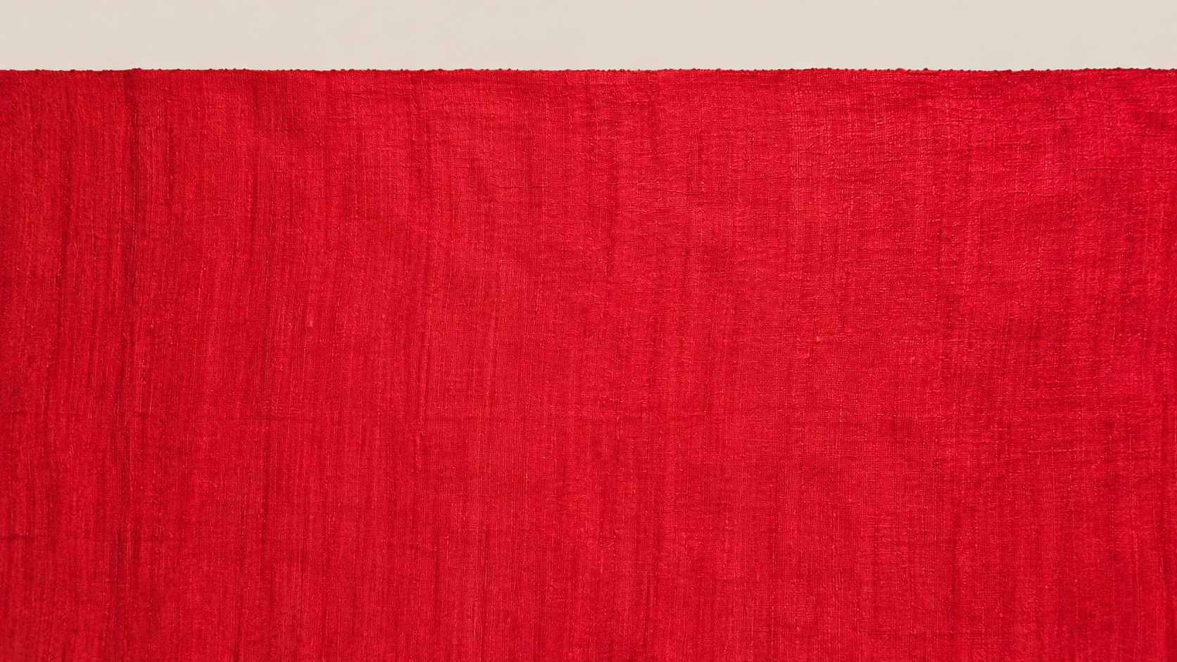 Absolute Red Gicha Tussar Silk Saree with Embriodery