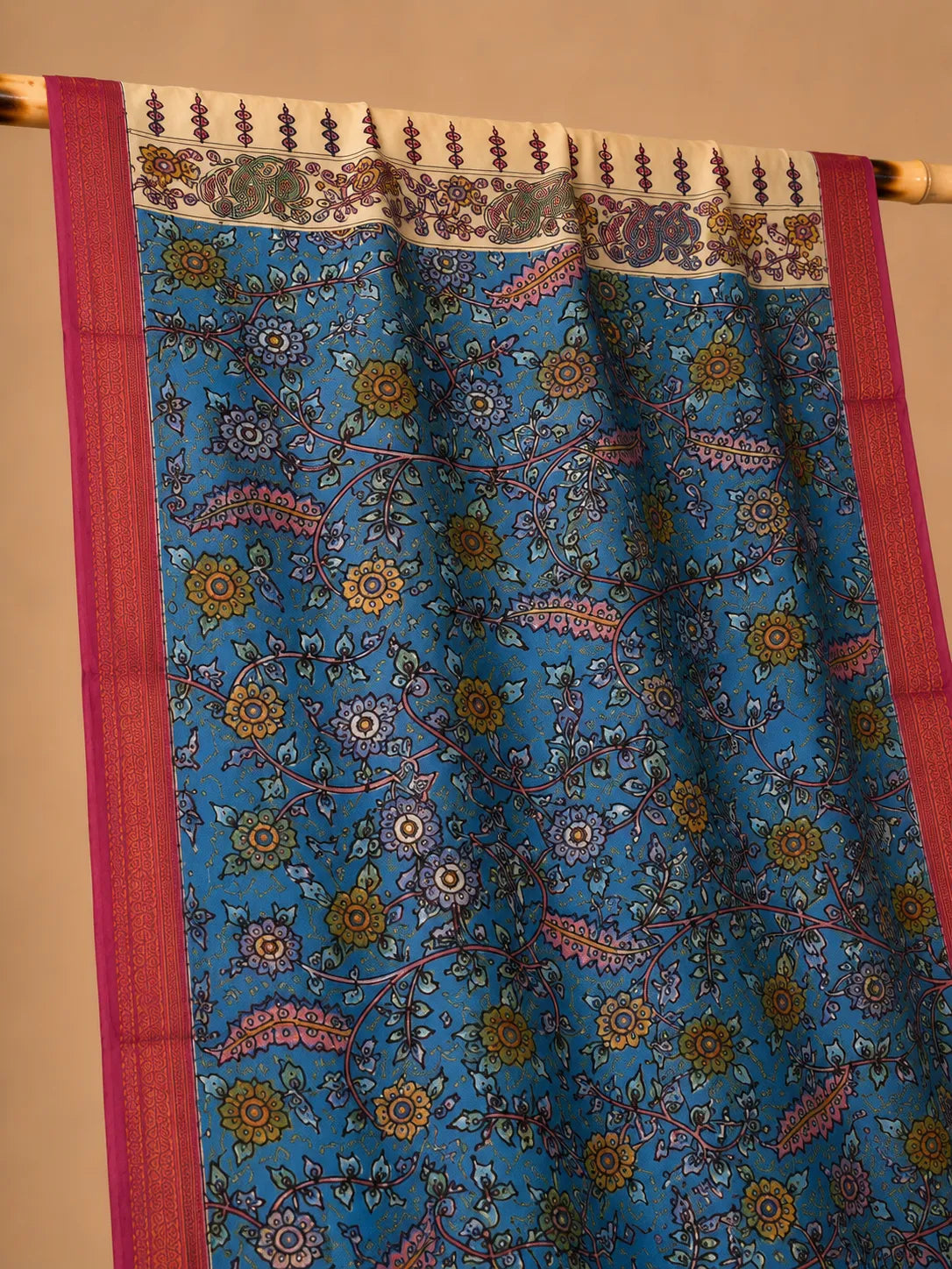 Hand Painted Kalamkari Dupatta