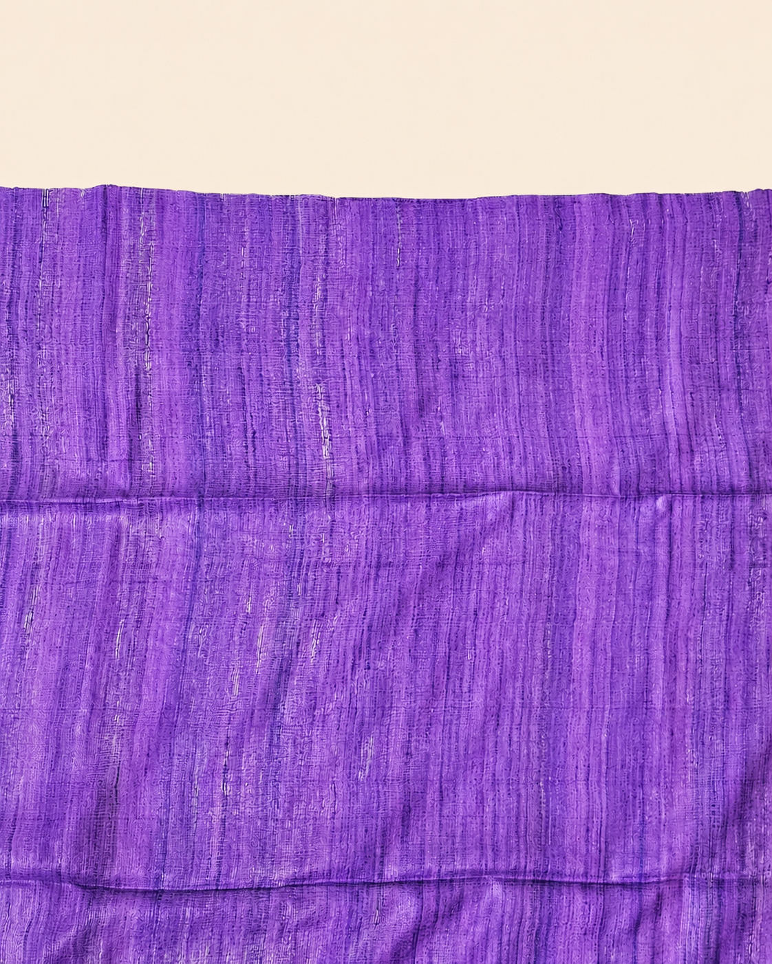 Royal Purple Gicha Tussar Silk Saree with Embriodery