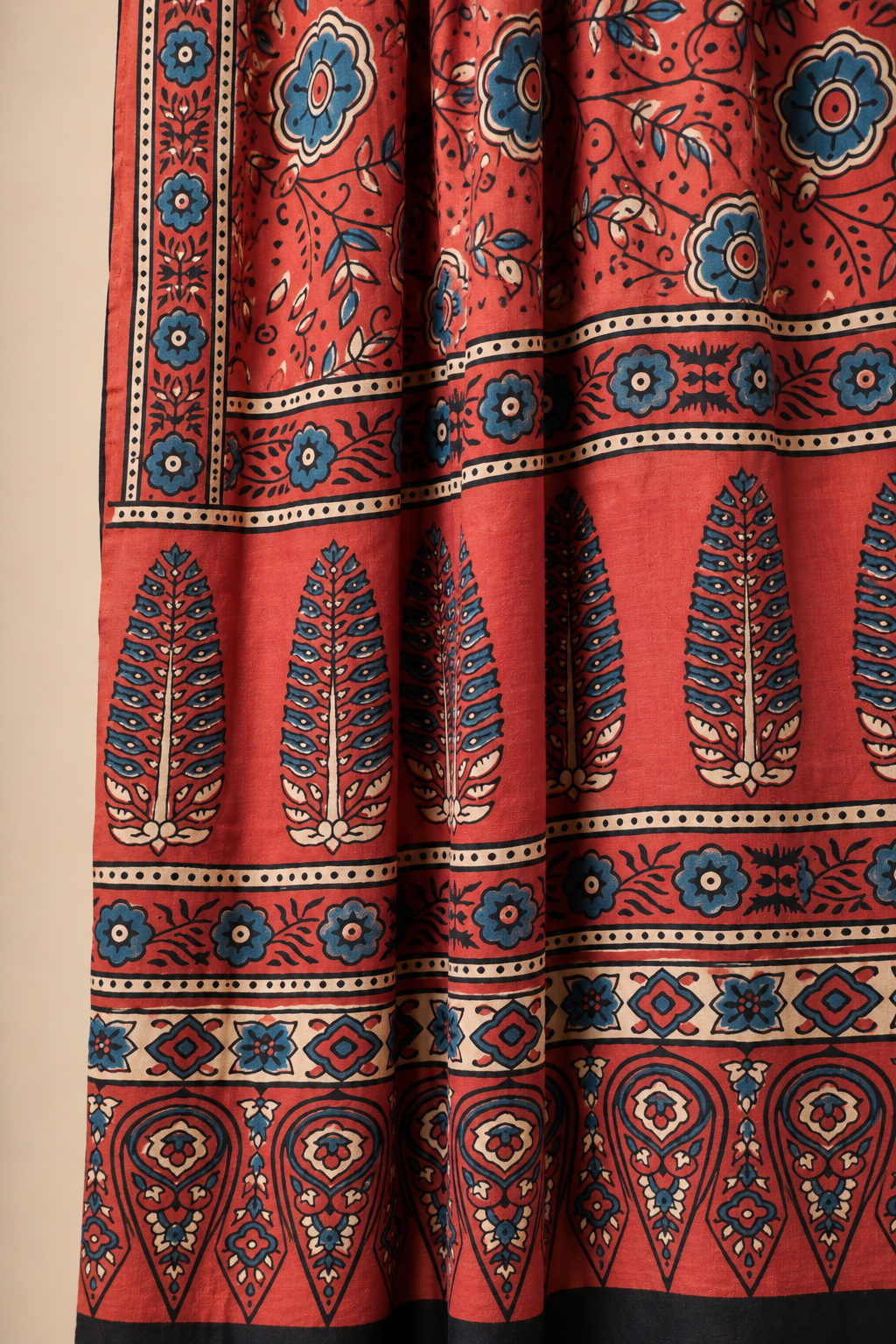 Ajrakh Dupatta on Modal Silk