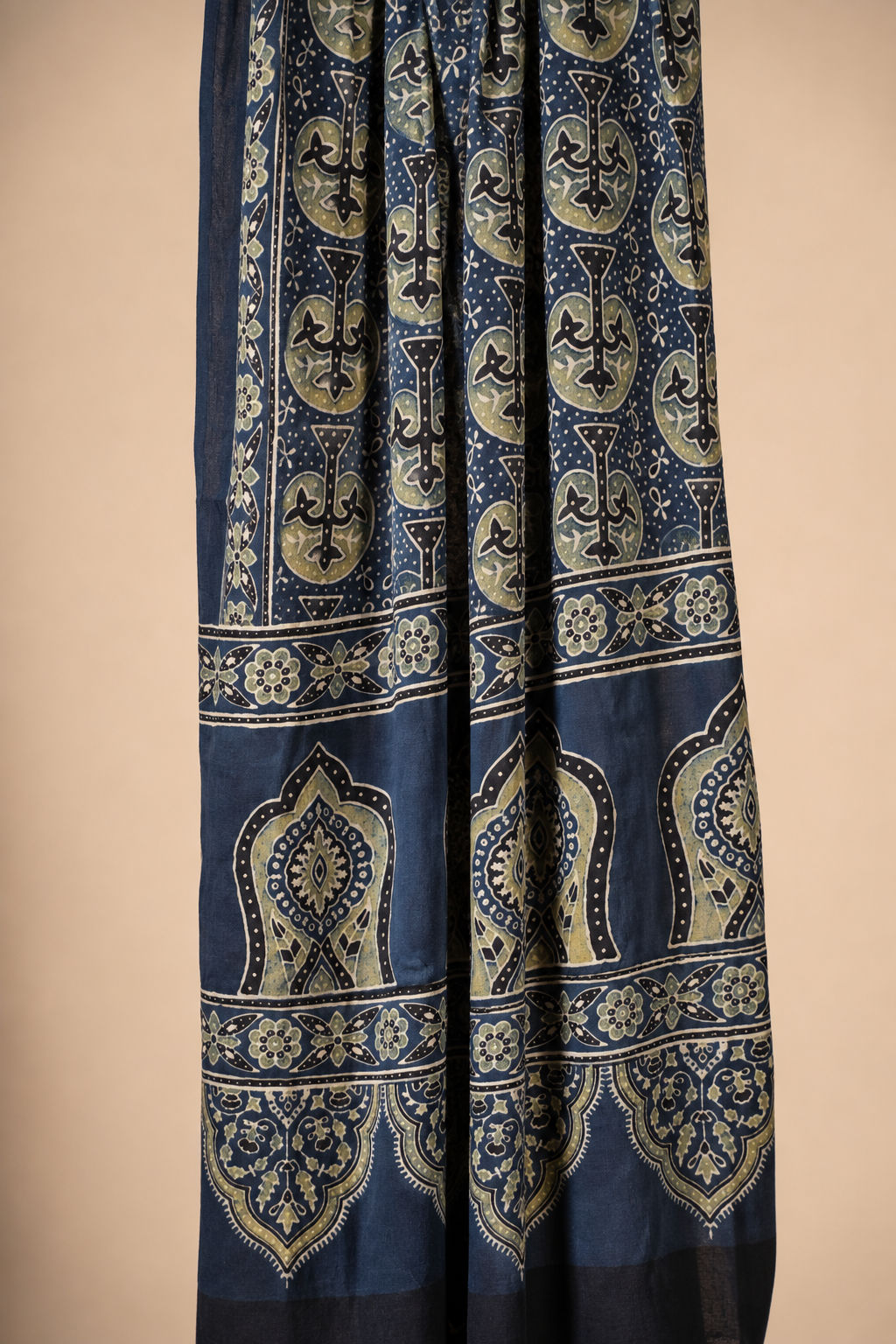 Ajrakh Dupatta on Modal Silk