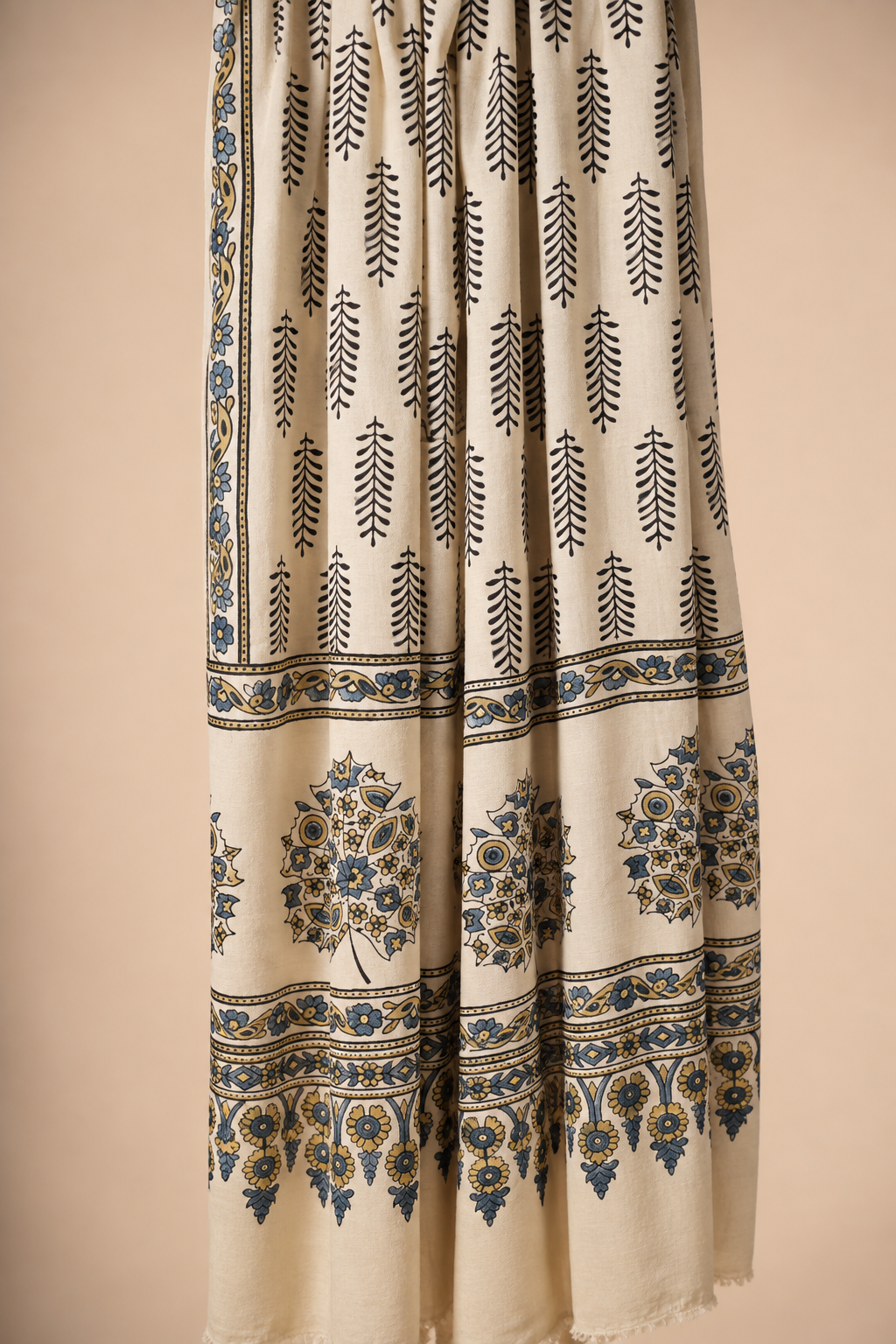 Ajrakh Dupatta on Modal Silk