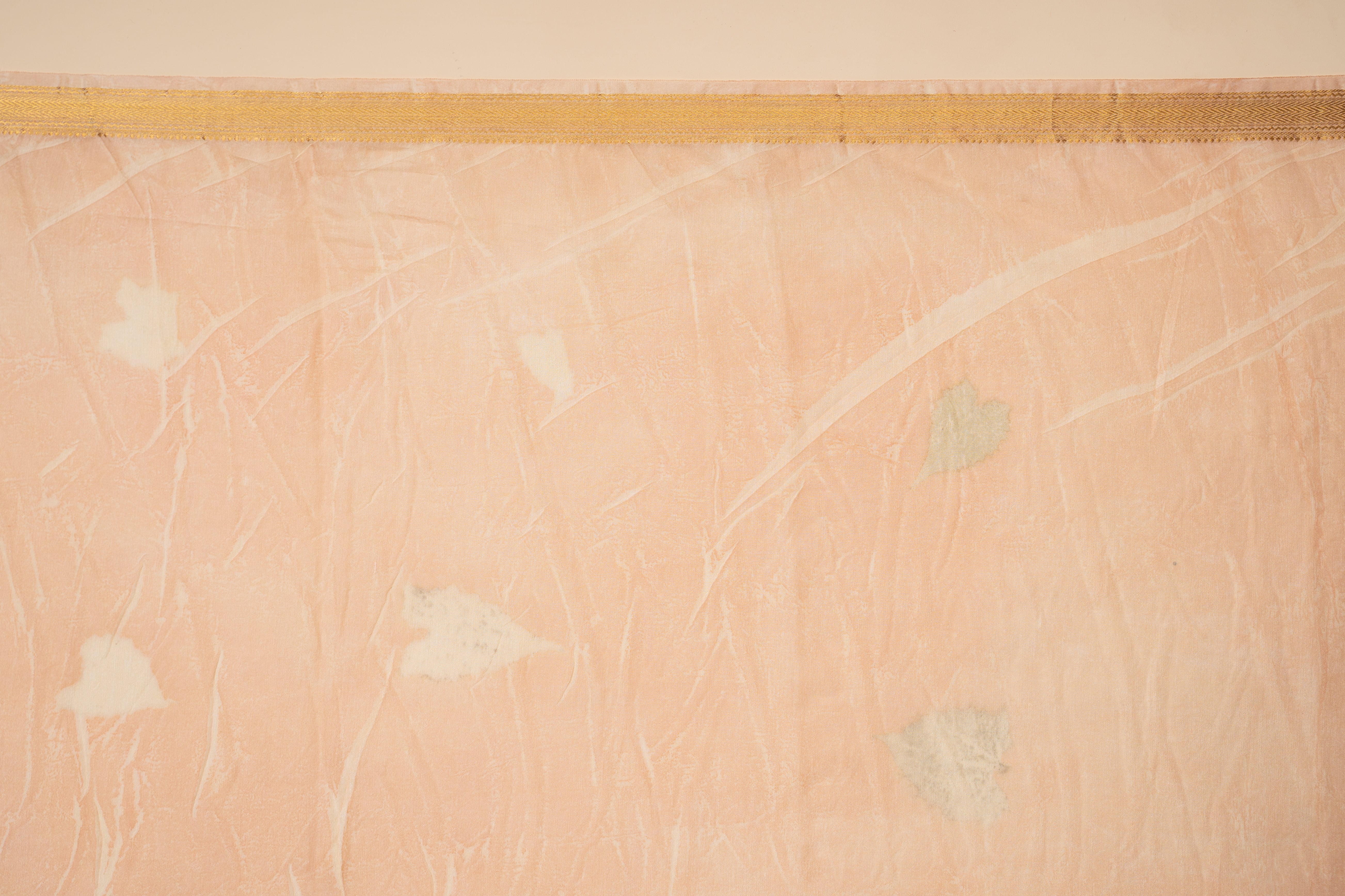 Eco Print Chanderi Silk saree