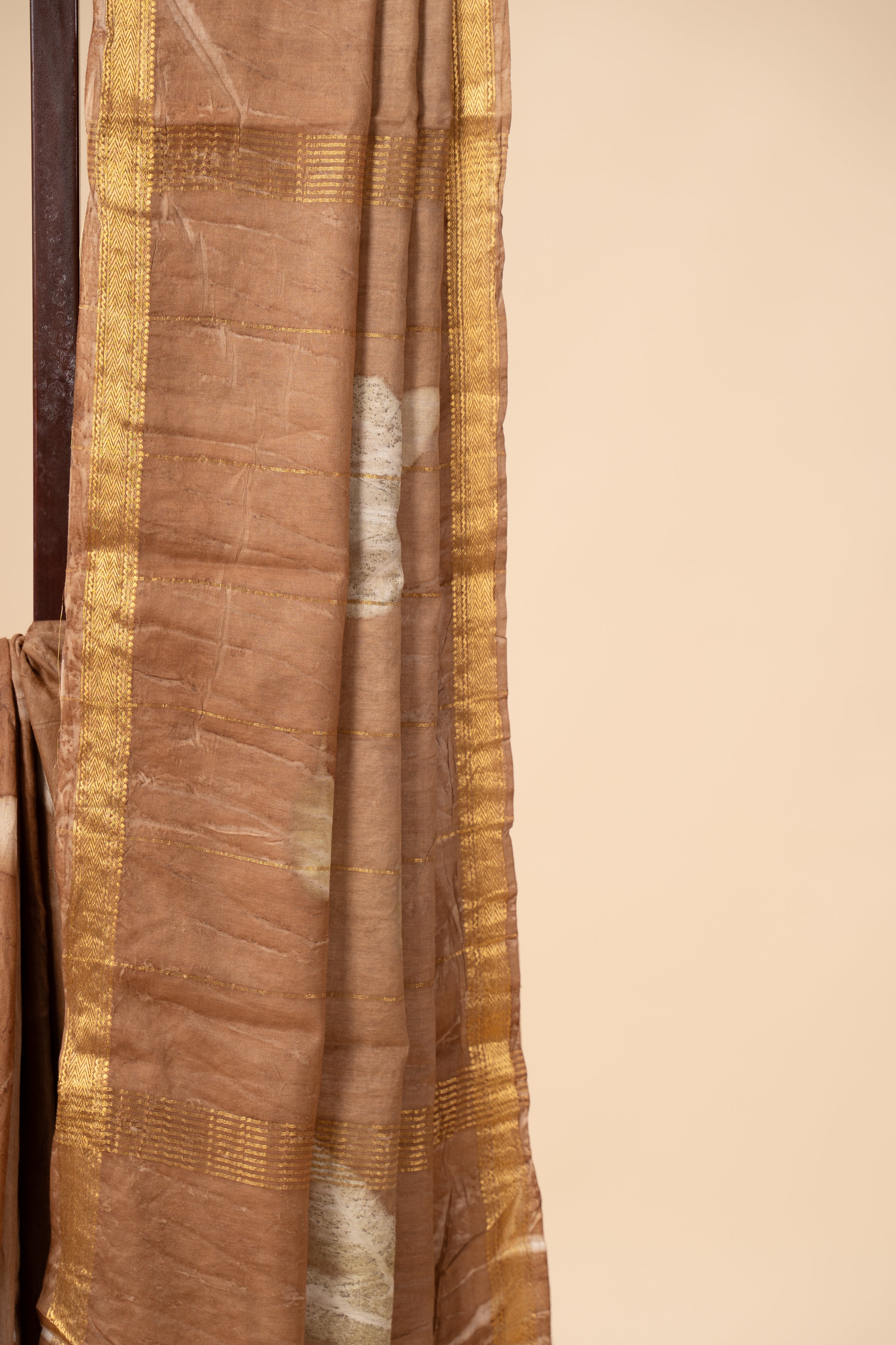 Eco Print Chanderi Silk saree