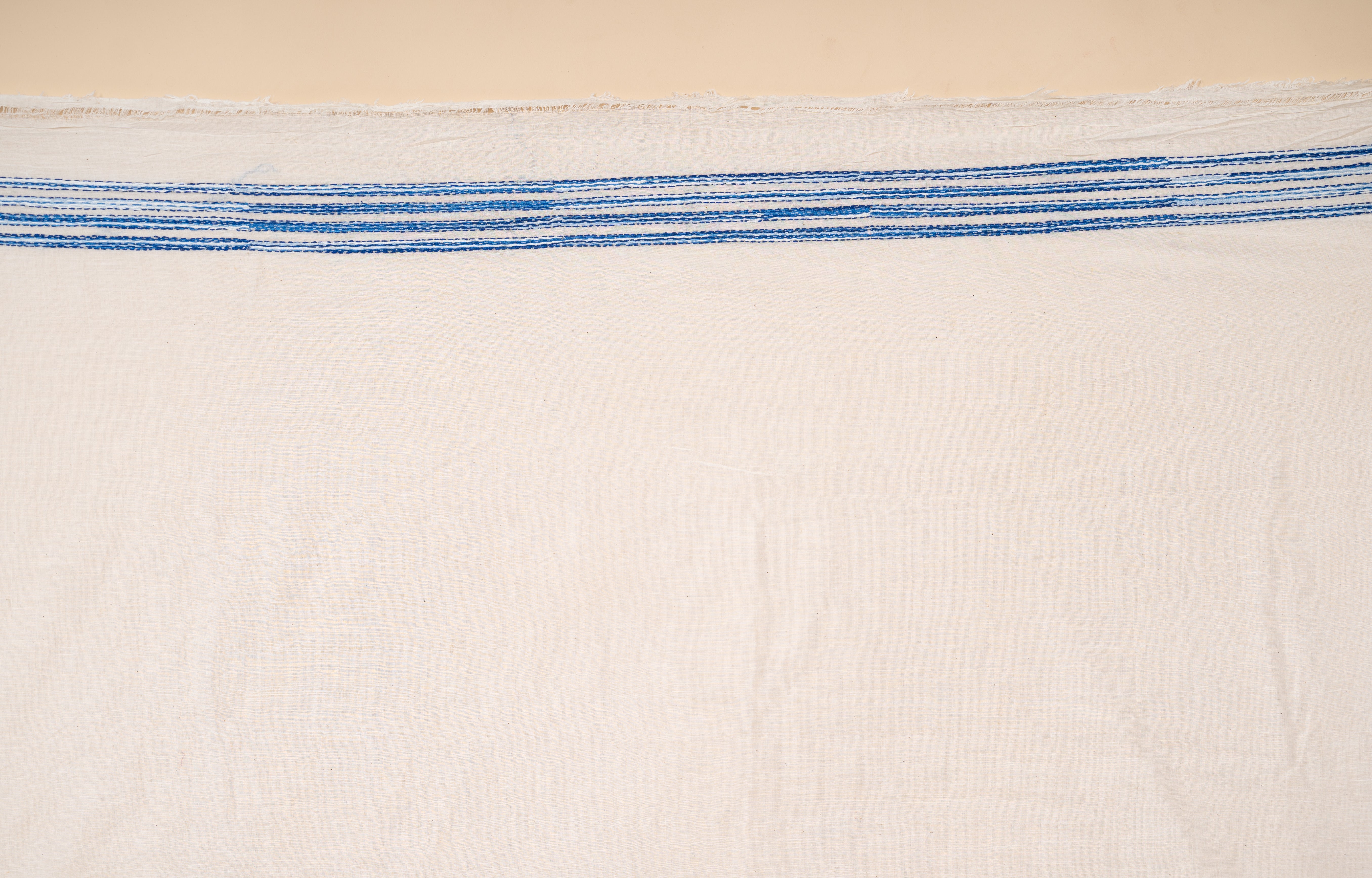 Kantha Work On Handspun and Handwoven Cotton Saree