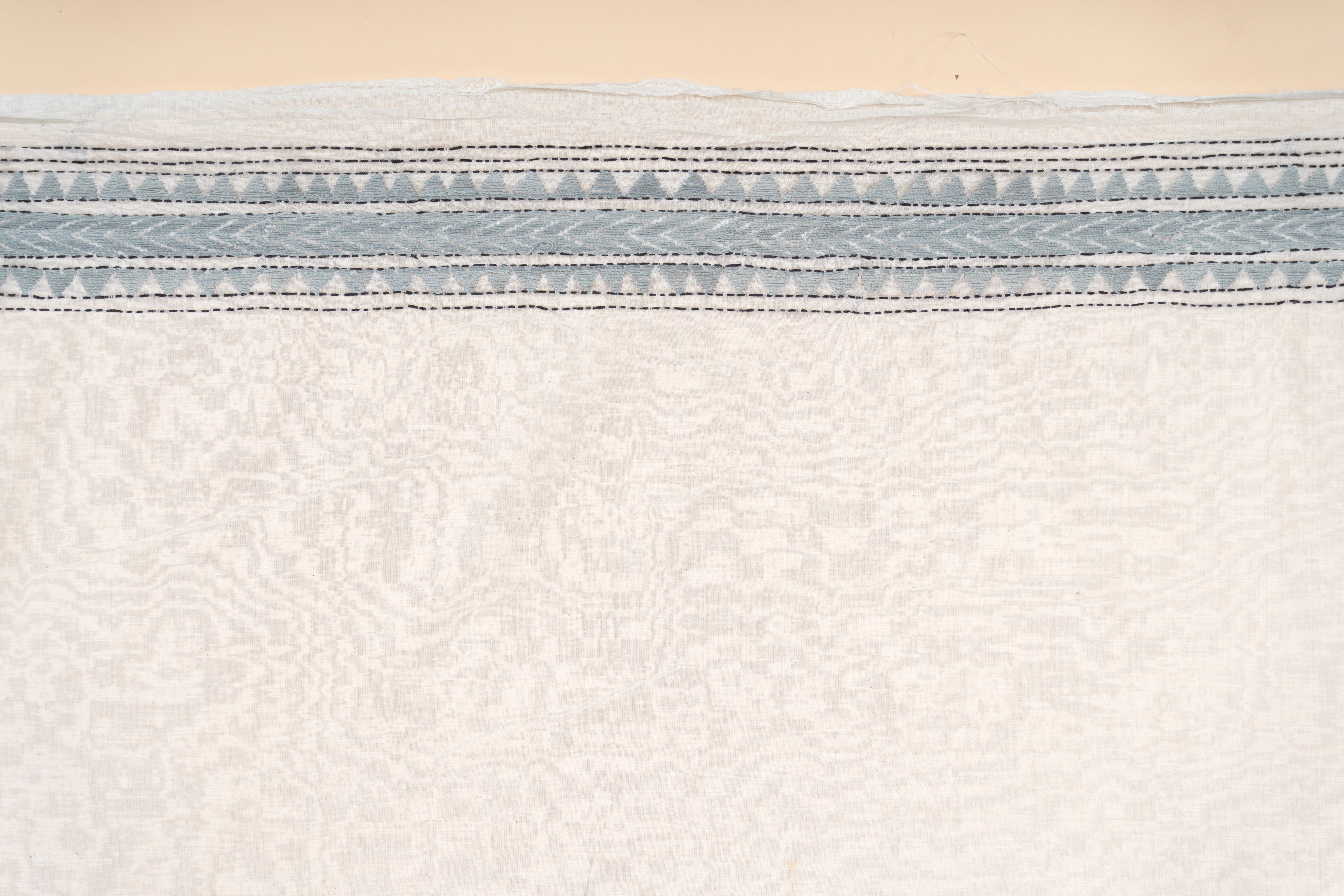 Kantha Work On Handspun and Handwoven Cotton Saree