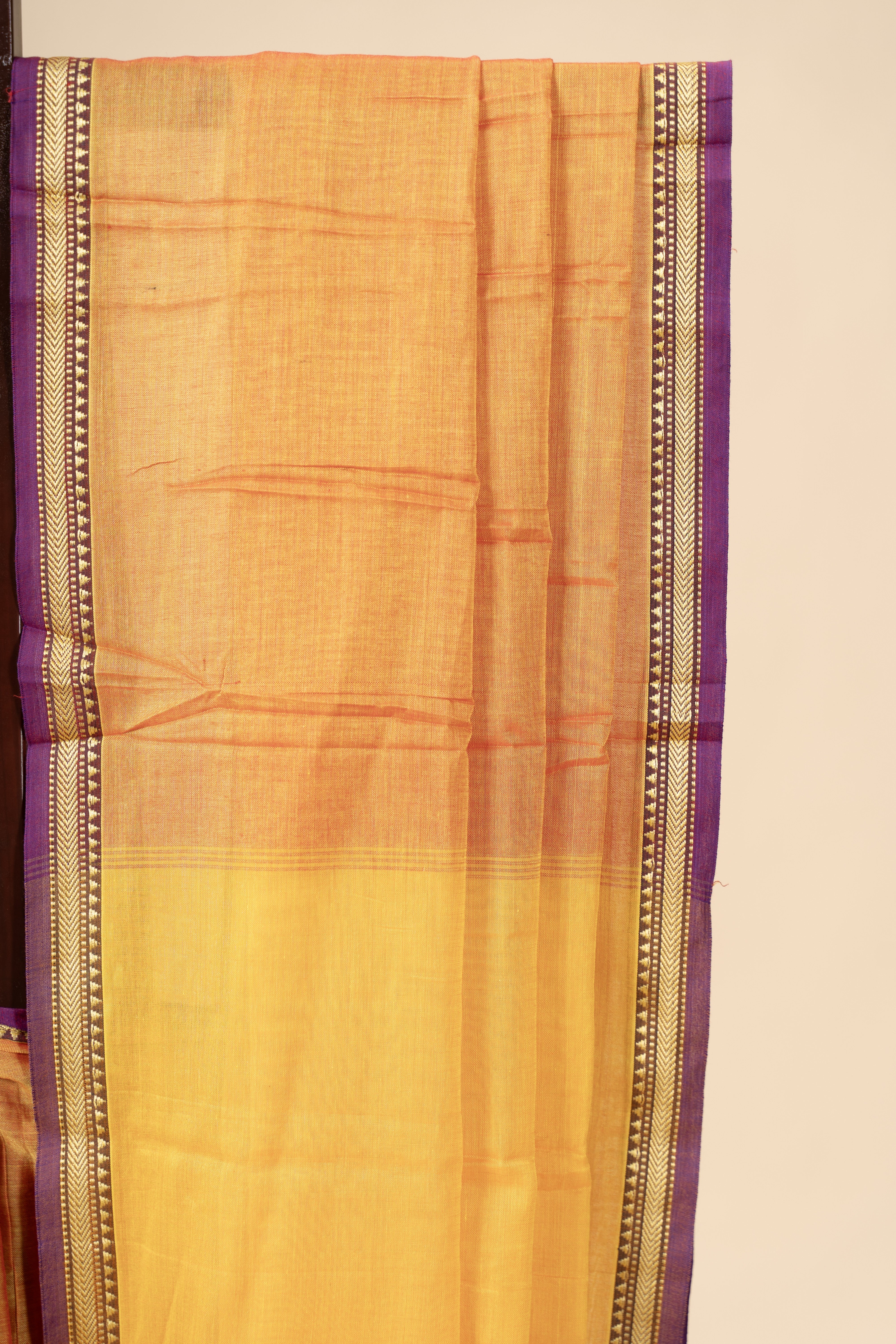 Narayanpet cotton saree with Thin border