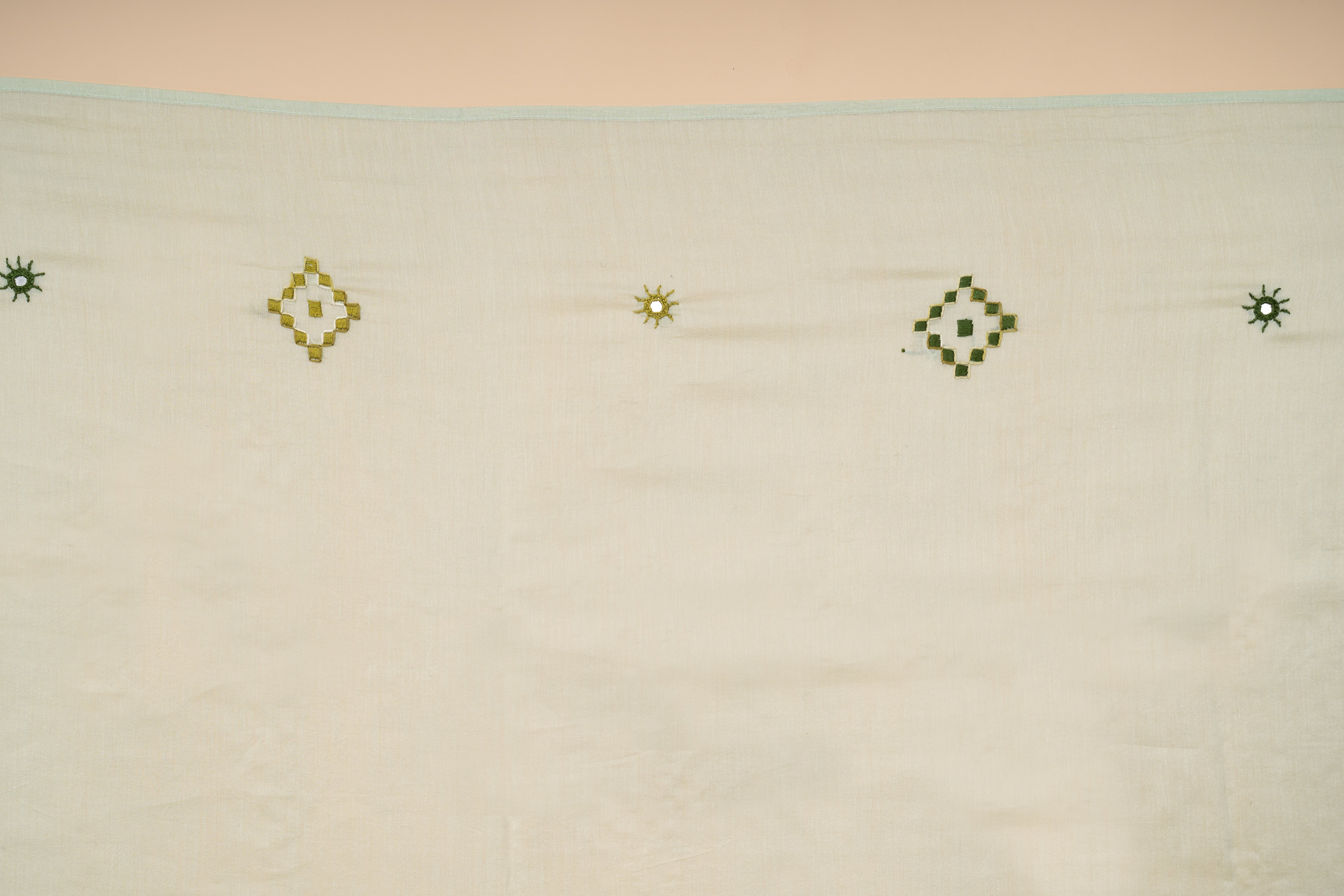 Chanderi Silk Saree with Soof Embroidery