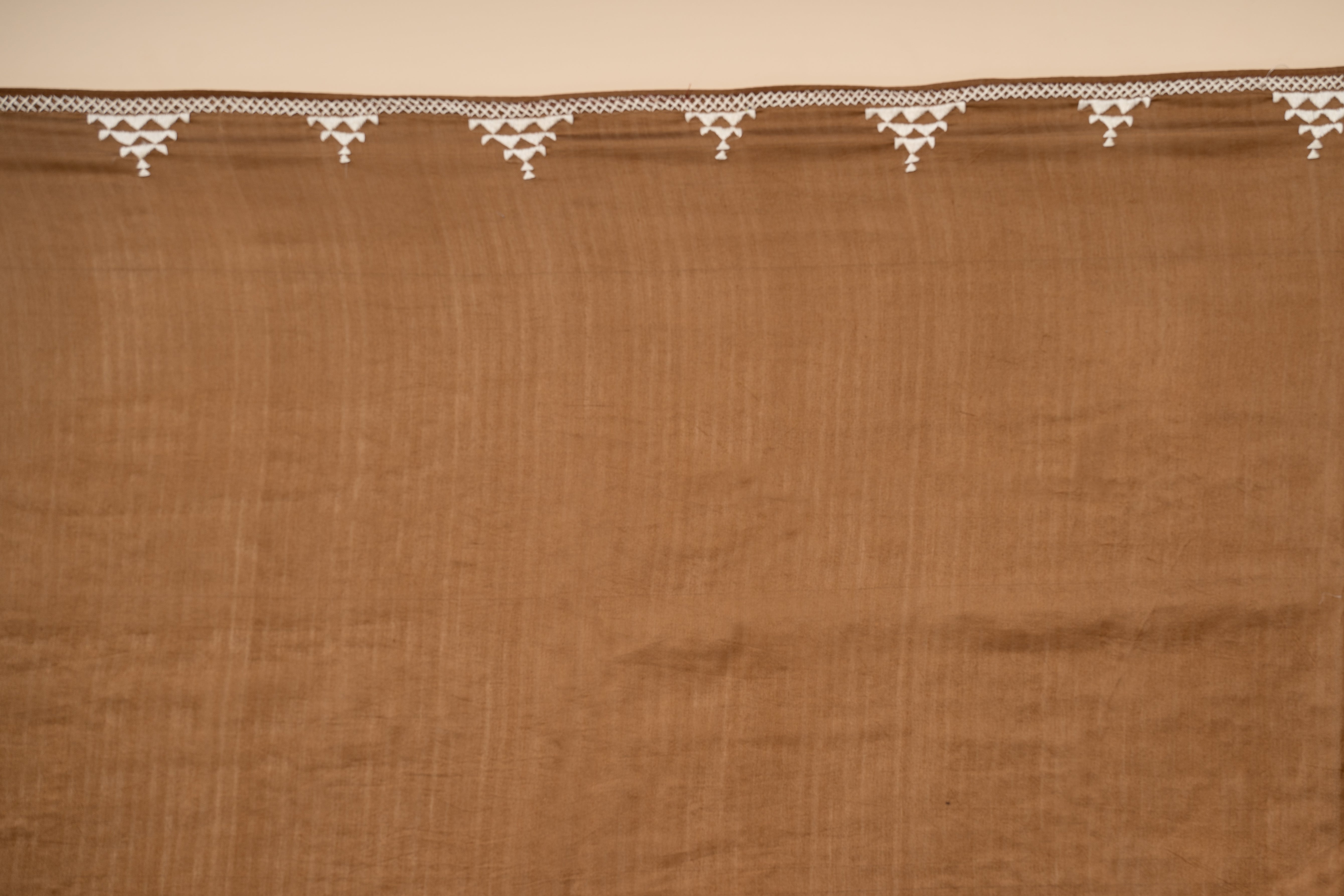 Chanderi Silk Saree with Soof Embroidery