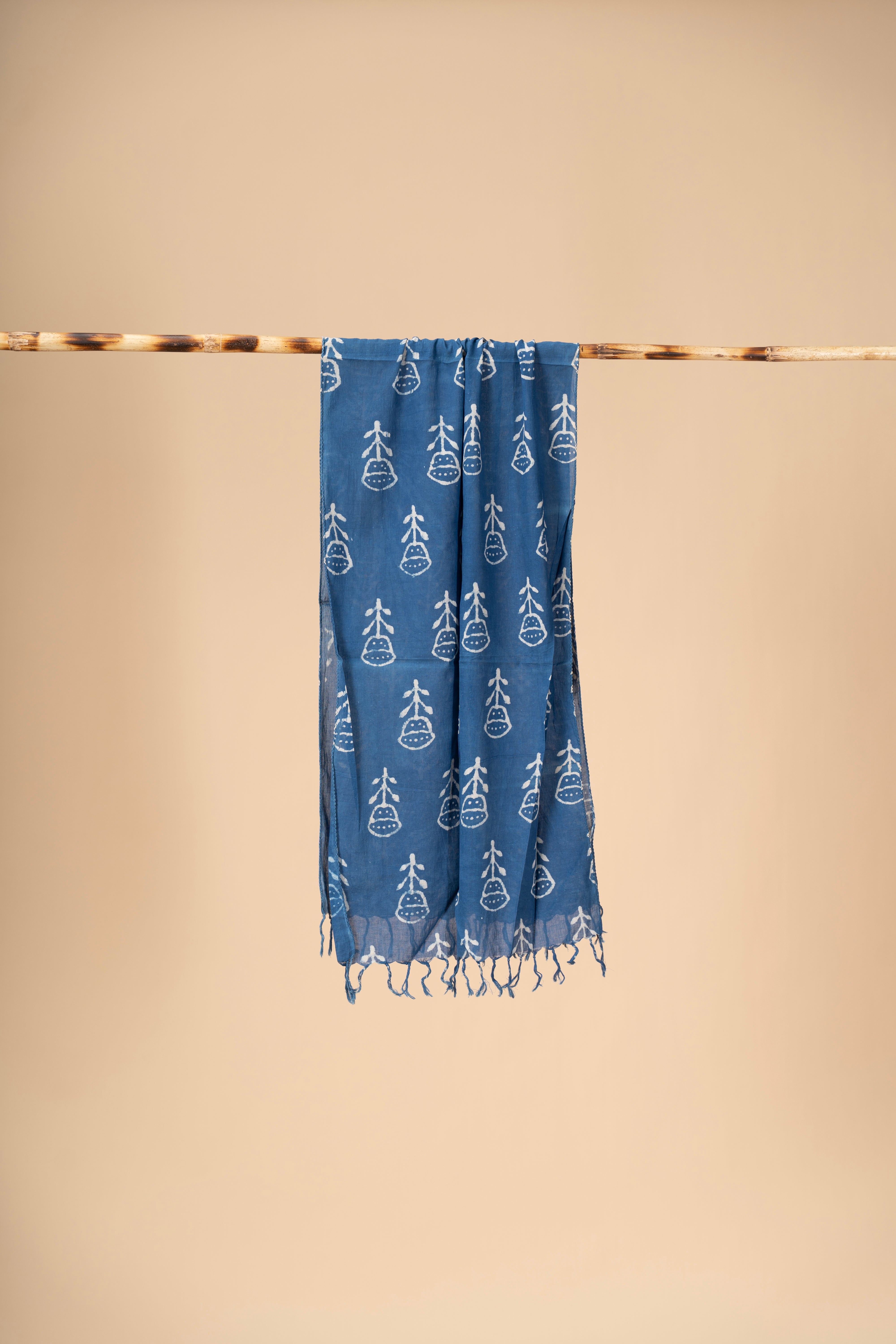 Block printed mulcotton stoles Cotton Stole
