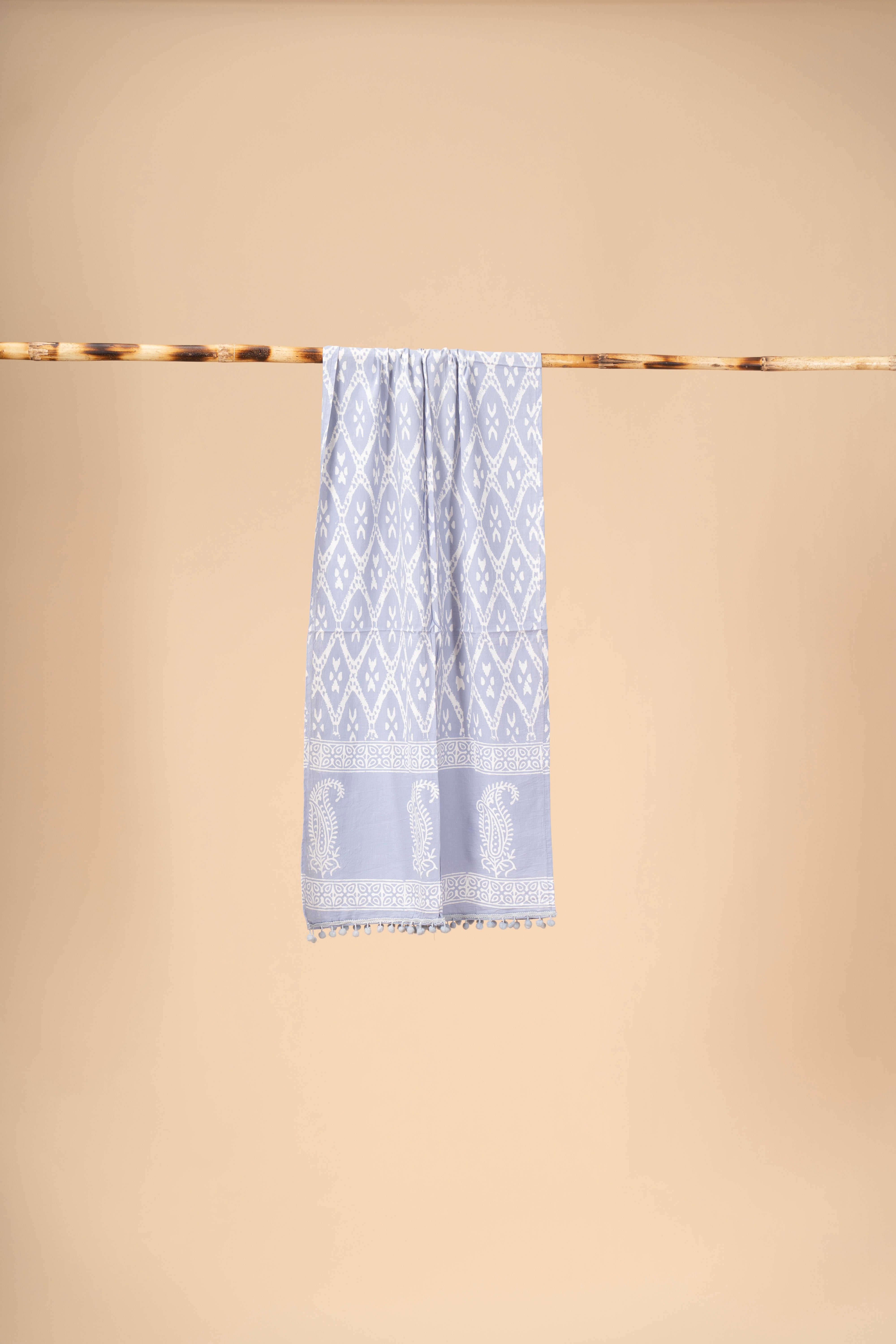 Block printed mulcotton stoles Cotton Stole