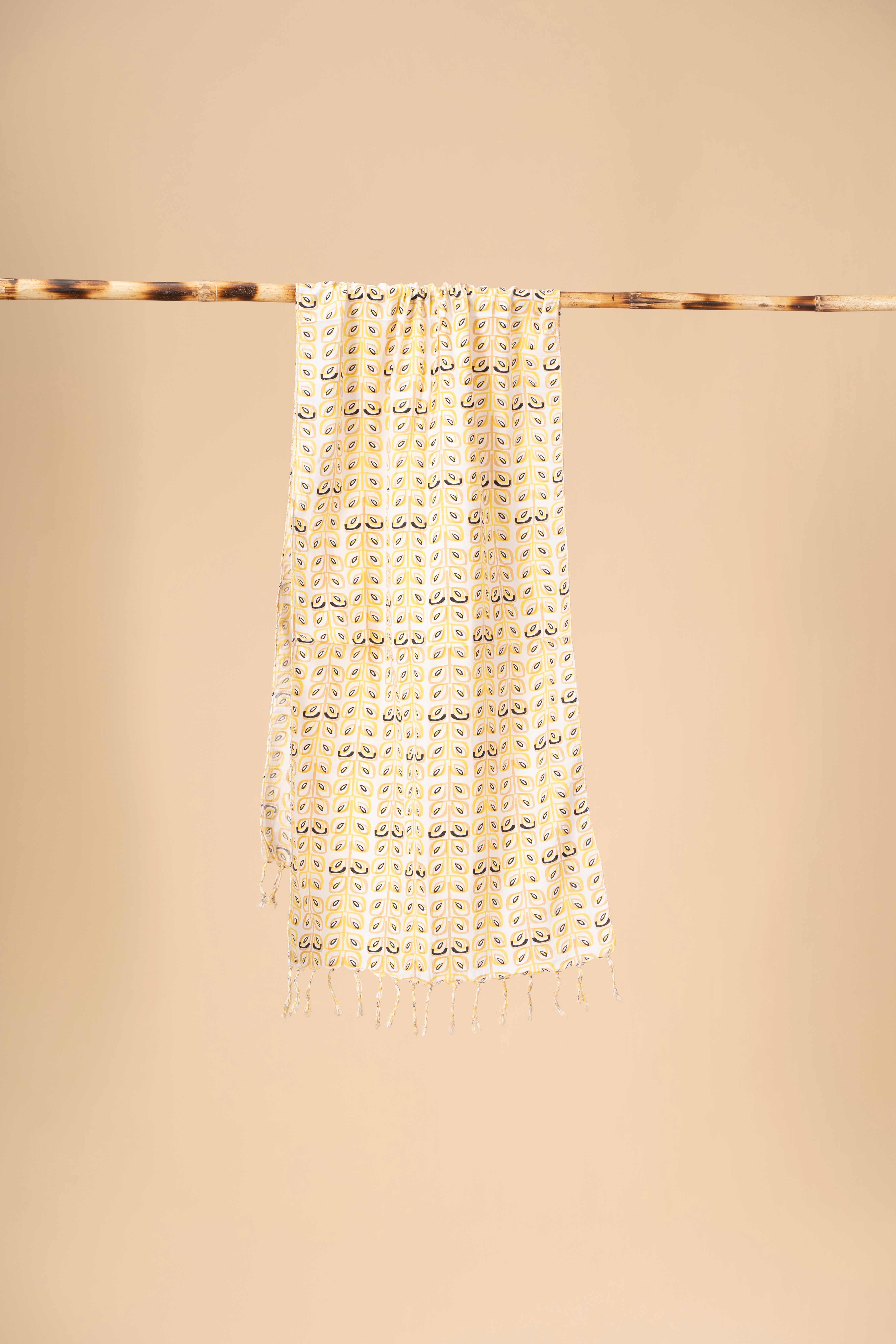 Block printed mulcotton stoles Cotton Stole