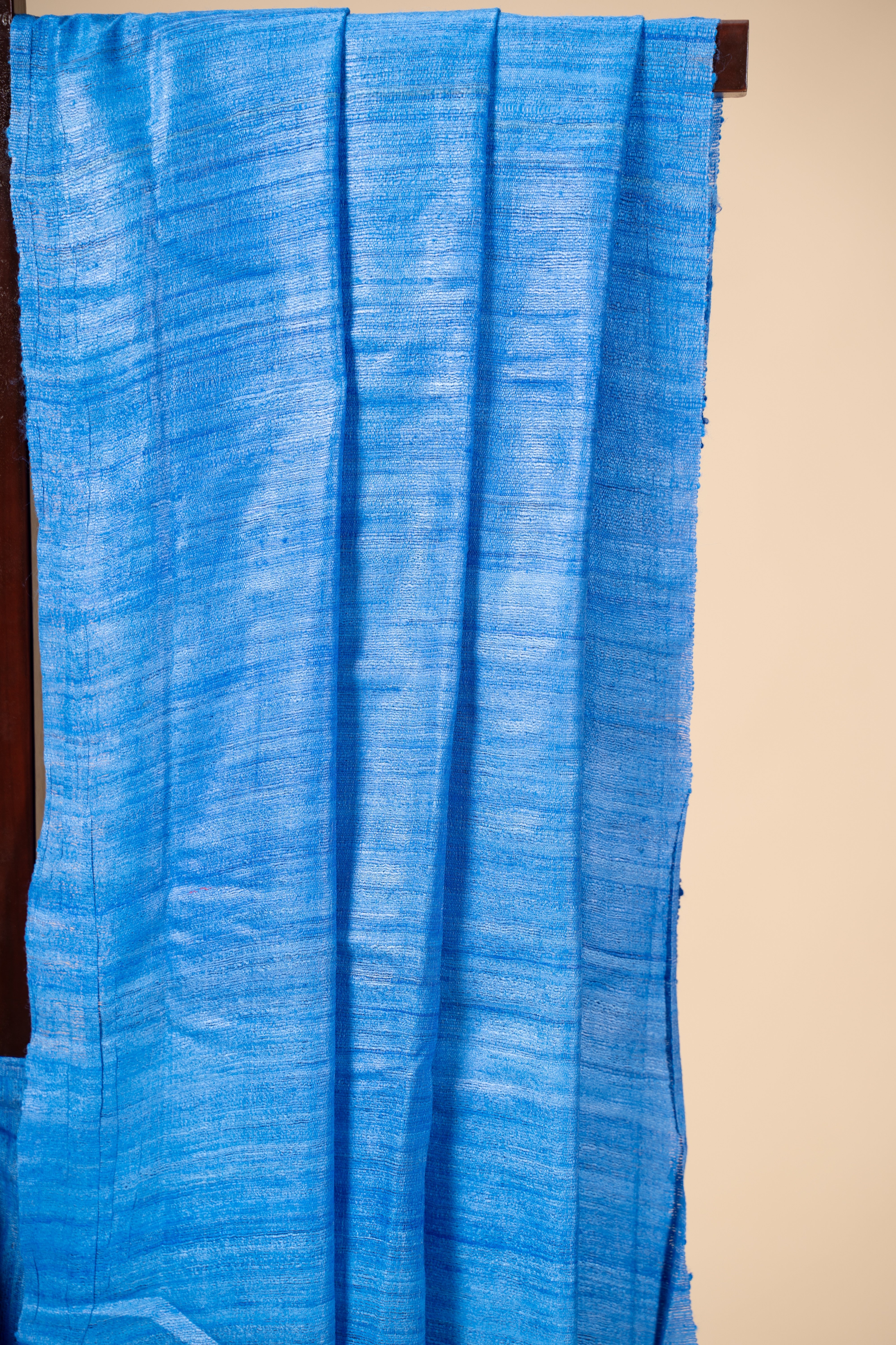 Handwoven plain gicha silk saree