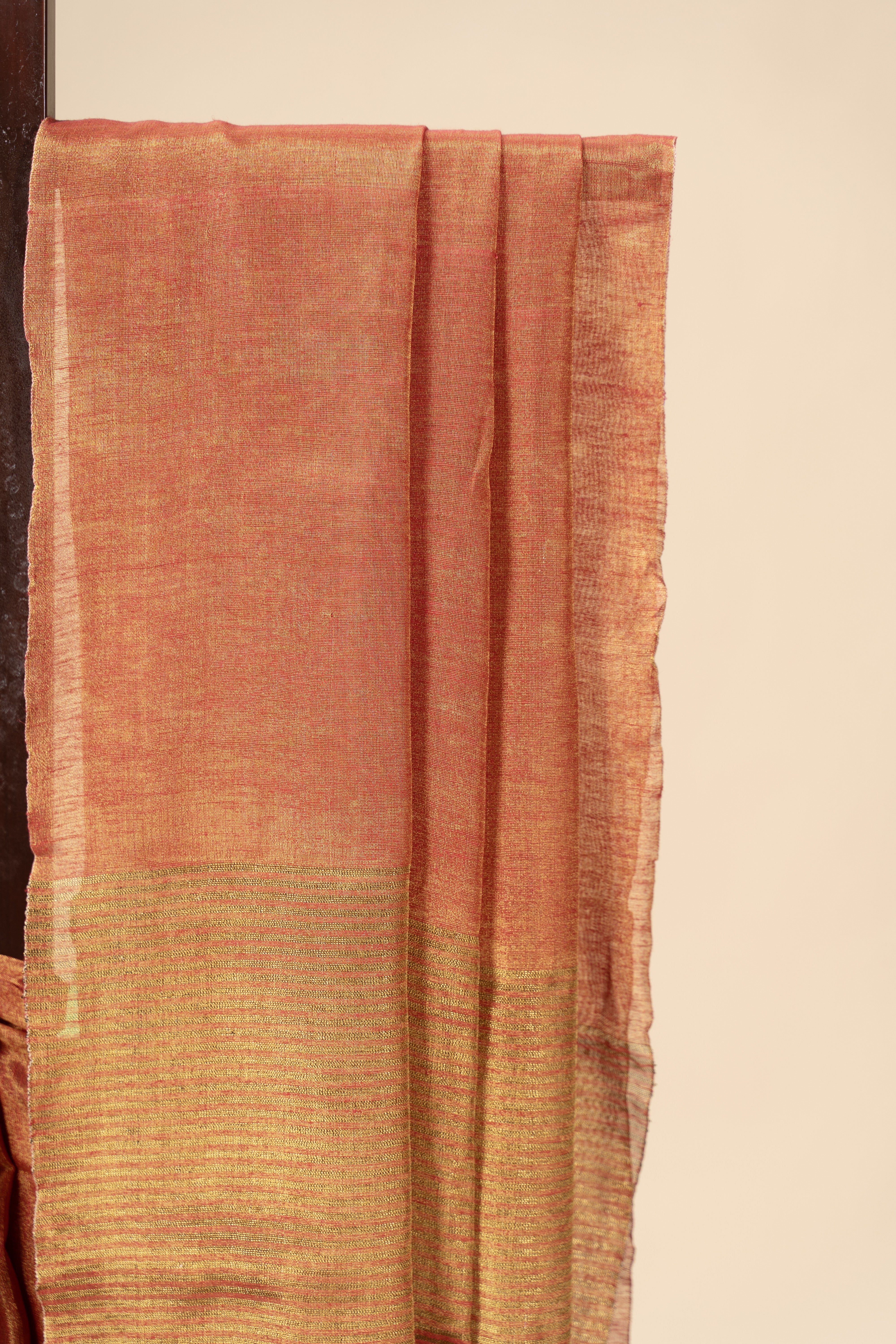 Light Weight Zari Linen Saree