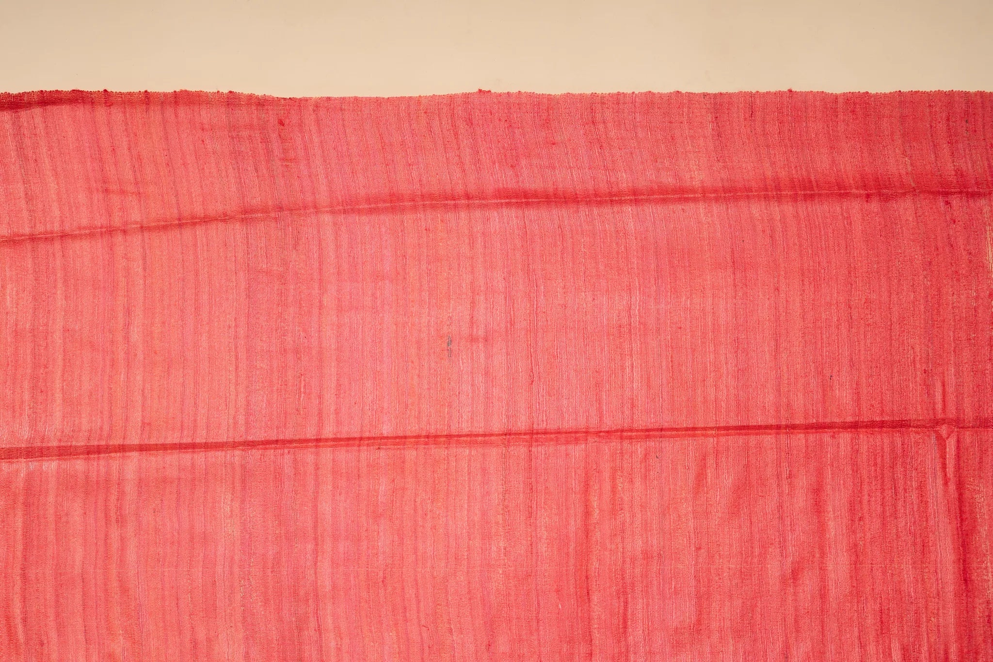 Orange Handwoven Gicha Tussar Silk Saree - view 4
