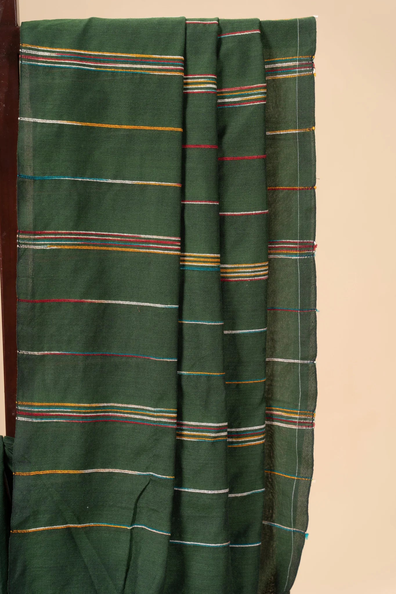 Green Khesh Cotton Saree - view 3