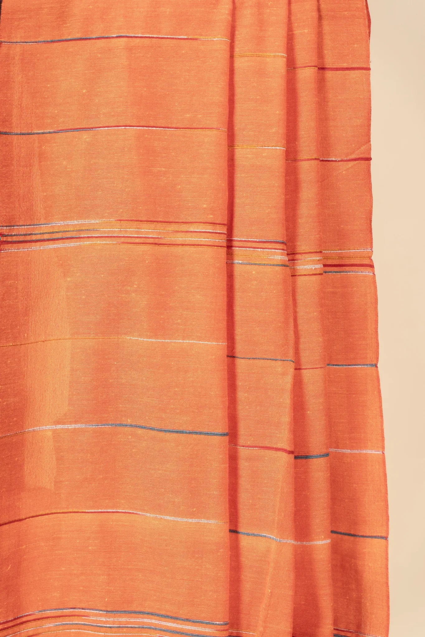 Orange Khesh Cotton Saree - view 3