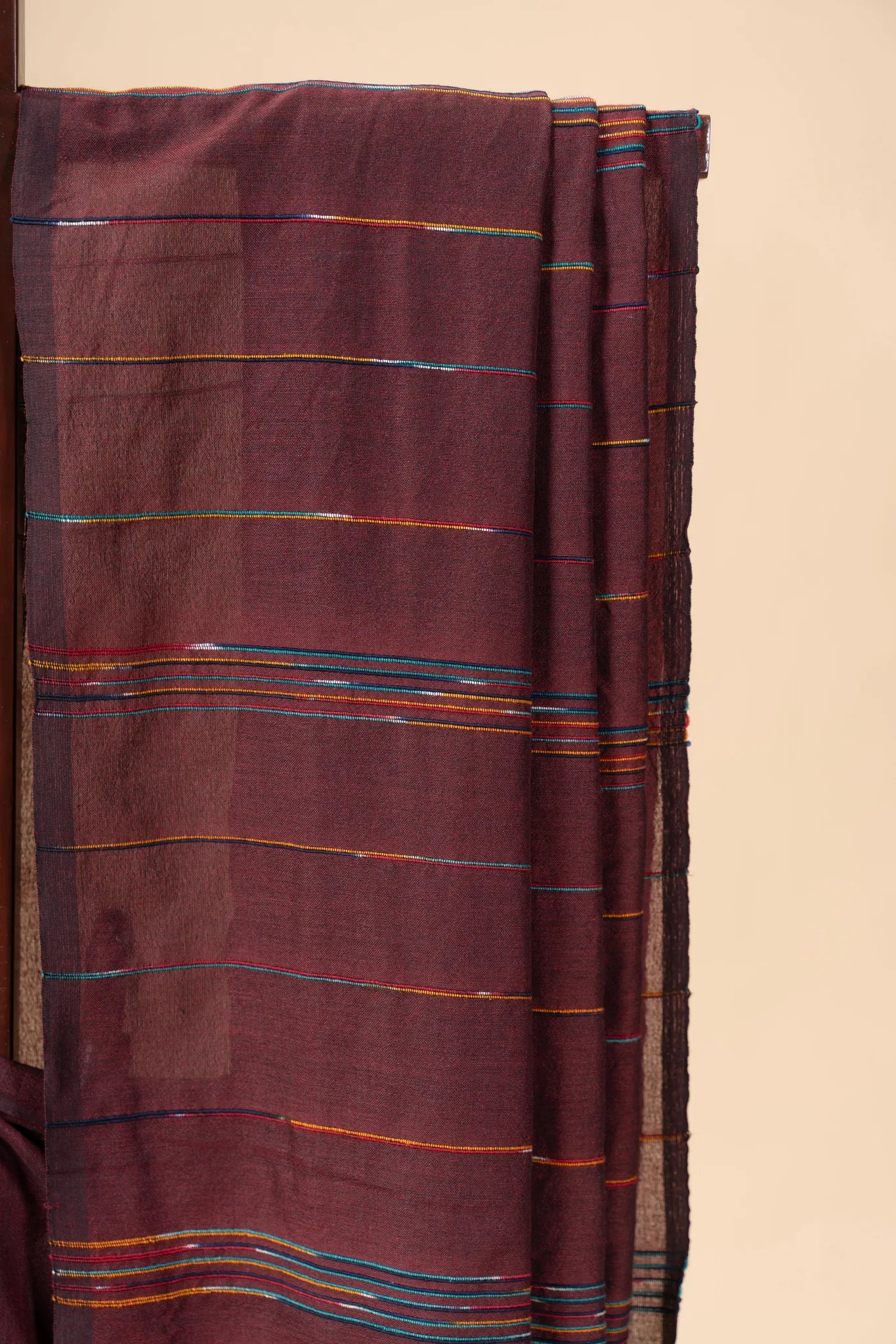 Brown Khesh Cotton Saree - view 3
