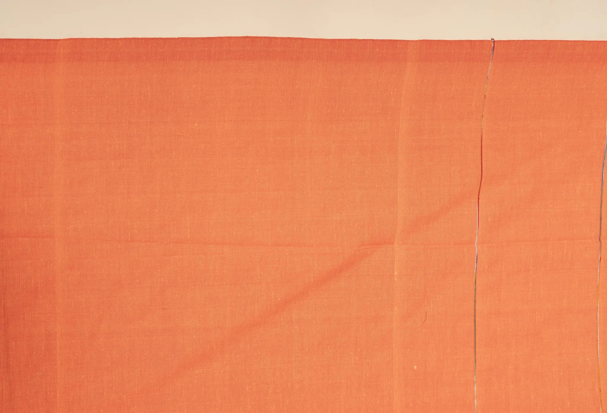 Orange Khesh Cotton Saree - view 4