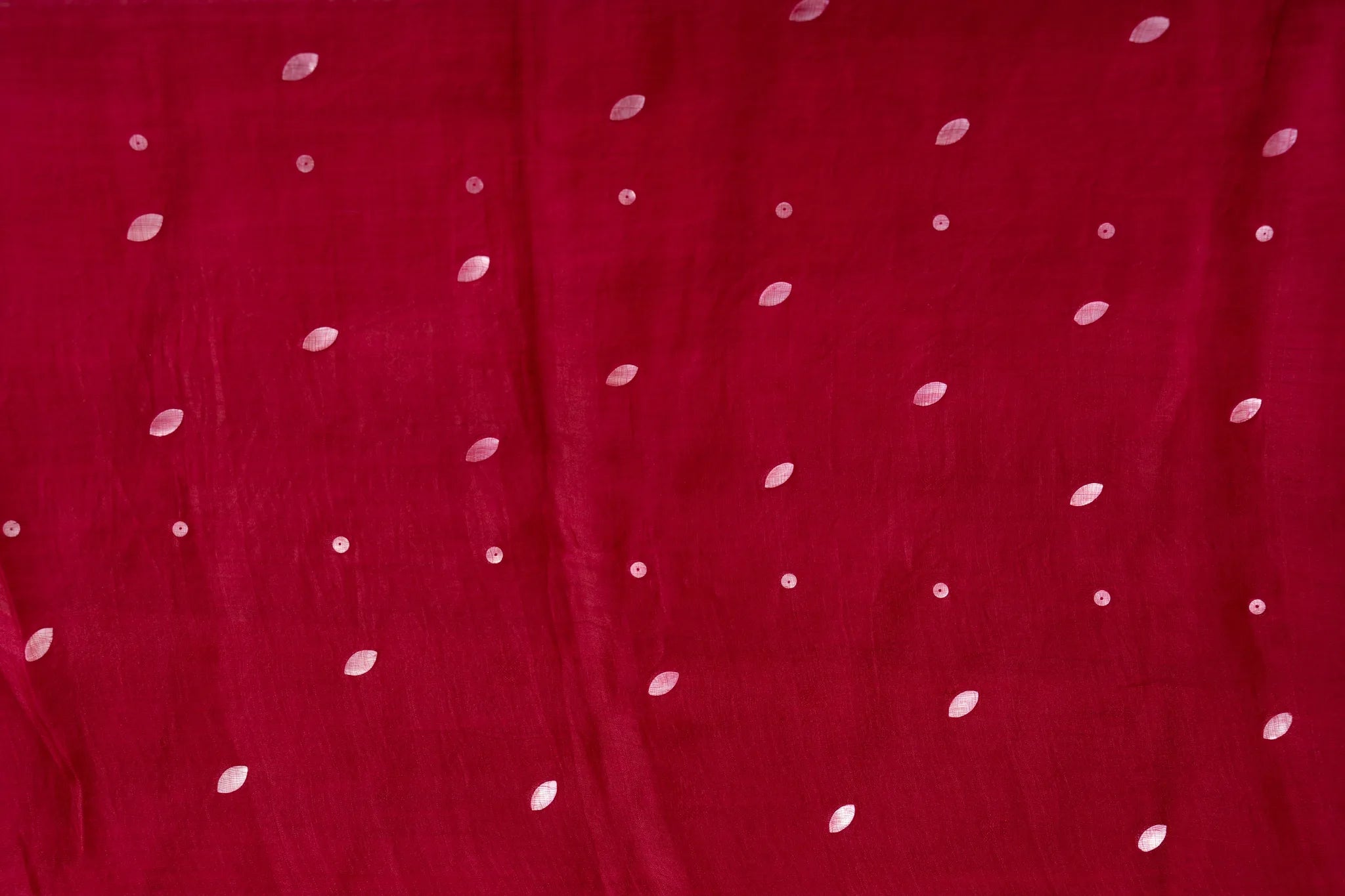 Magenta Gini Matka Silk Saree - view 4