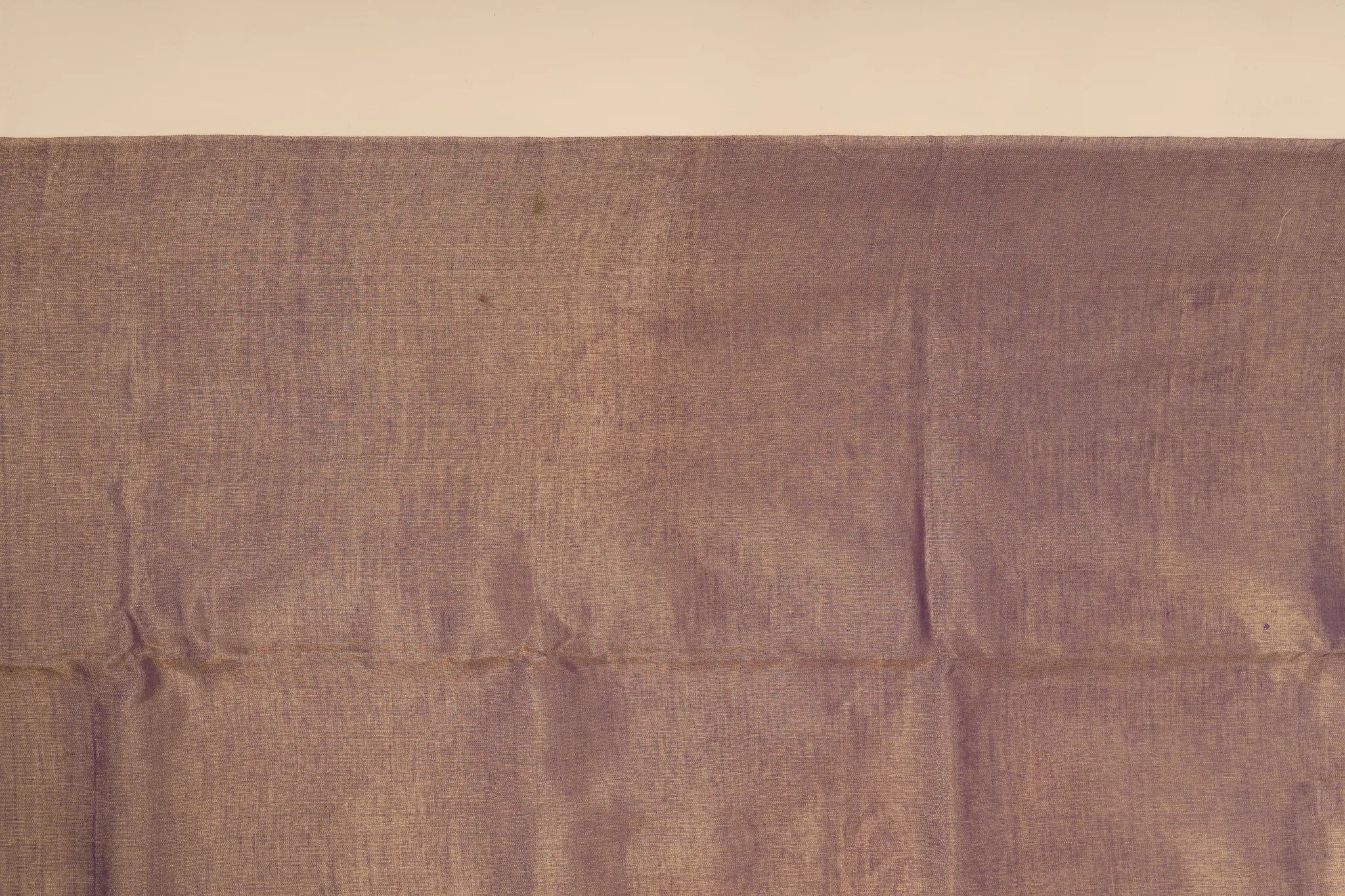 Mauve Light Weight Zari Linen Saree - view 4