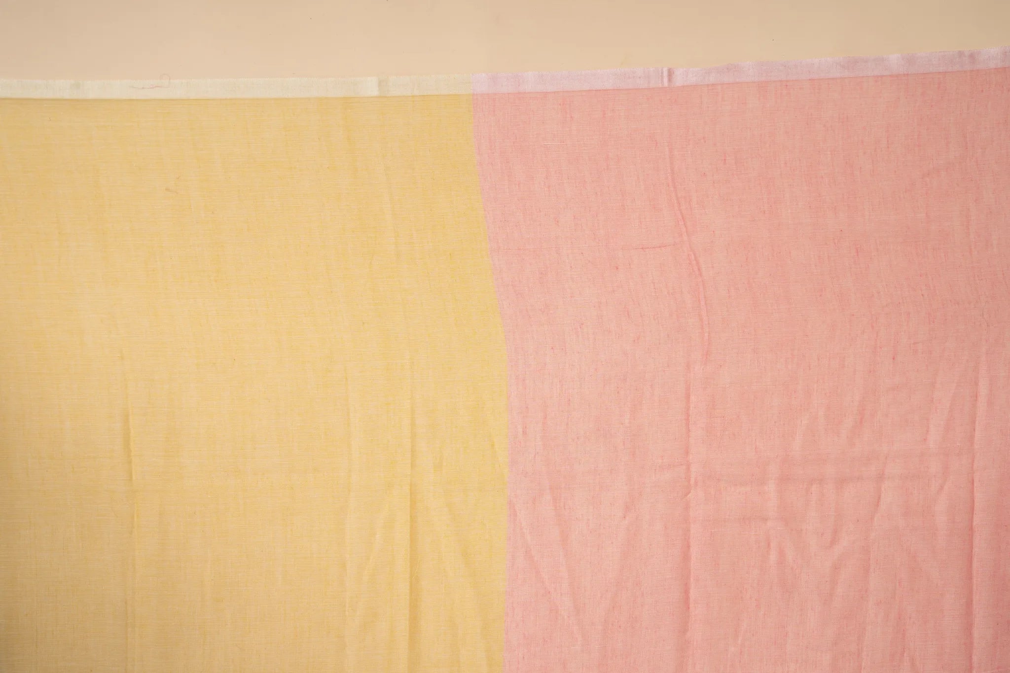Pink & Blue Multi-Coloured Handloom Mul Cotton Saree - view 4