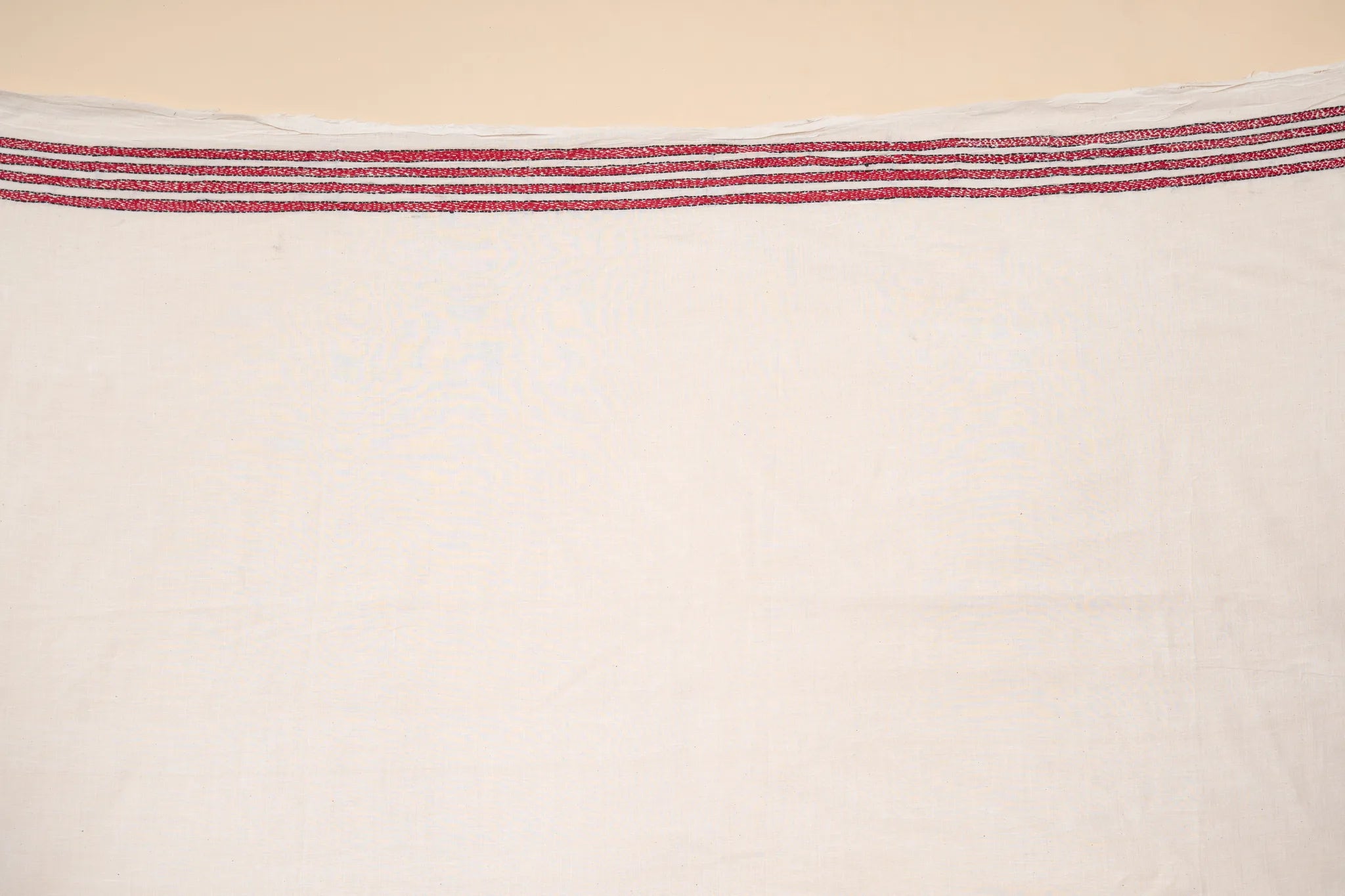 Pink Nakshi Kantha Handwoven Cotton Saree - view 4