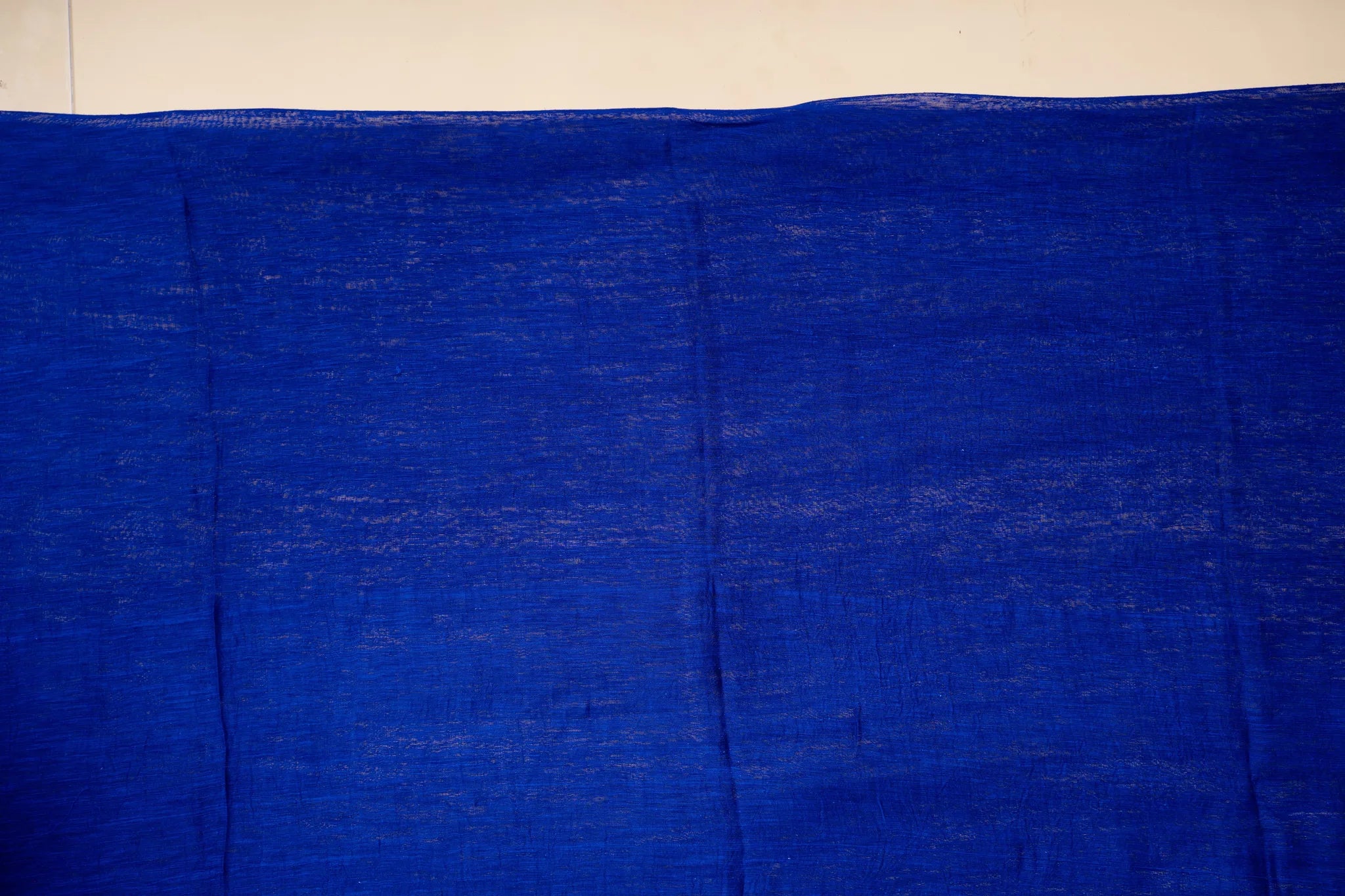Royal Blue Gini Matka Silk Saree - view 4