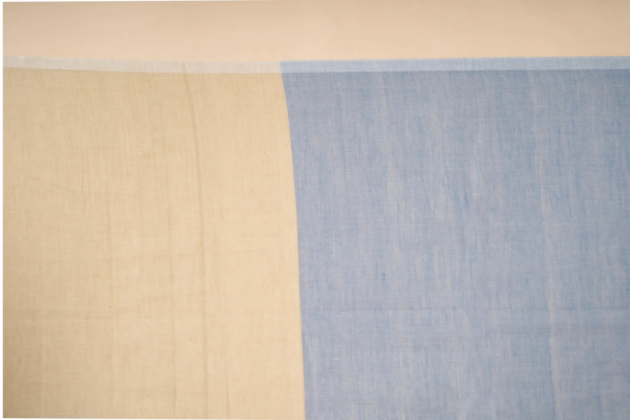 Teal & Pink Multi-Coloured Handloom Mul Cotton Saree - view 4